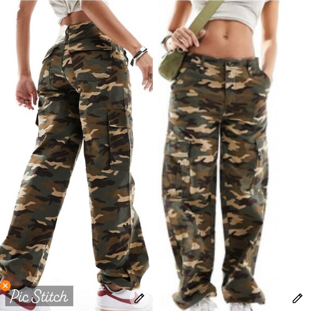 Levi’s camouflage baggy pants